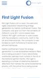 Mobile Screenshot of firstlightfusion.com
