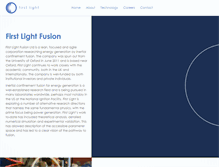 Tablet Screenshot of firstlightfusion.com